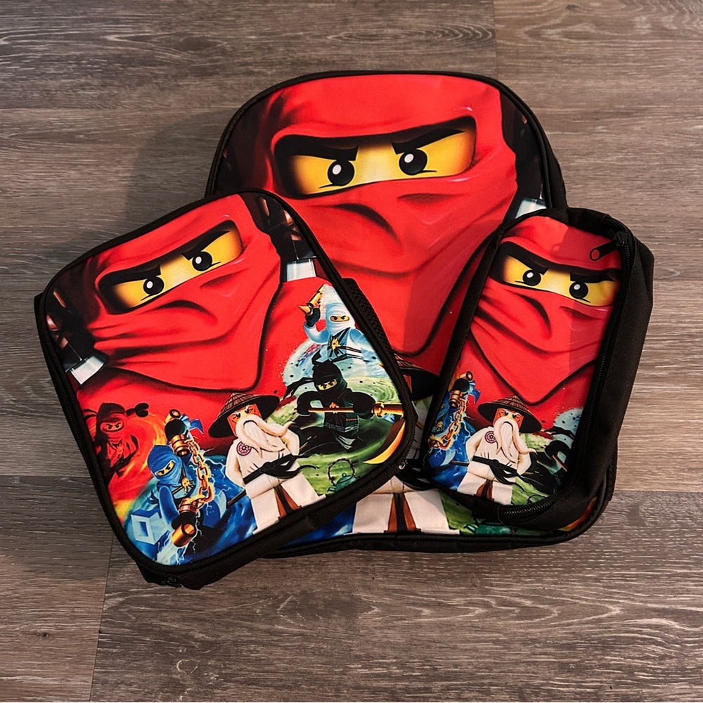 NINJAGO Backpack Lunch Box Pencil Case